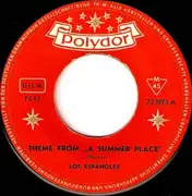 7inch Vinyl Single - Los Españoles - Theme From 'A Summer Place' - Company Sleeve