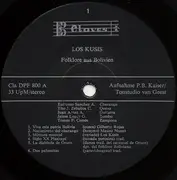 LP - Los Kusis - Folklore Aus Bolivien