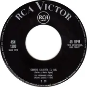 7inch Vinyl Single - Los Hermanos Rigual - Cuando Calienta El Sol