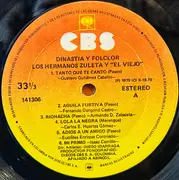 LP - Los Hermanos Zuleta y Emiliano Zuleta Baquero - Dinastía Y Folclor