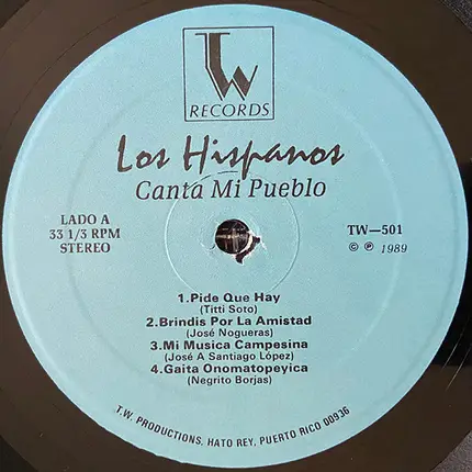 Los Hispanos Quartet - Canta Mi Pueblo