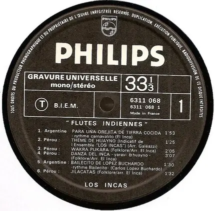Los Incas - Flutes Indiennes