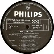 Double LP - Los Incas - Musiques De La Cordillere Des Andes - Gatefold