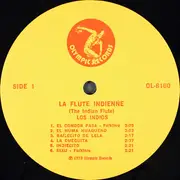 LP - Los Indios - La Flute Indienne (The Indian Flute)