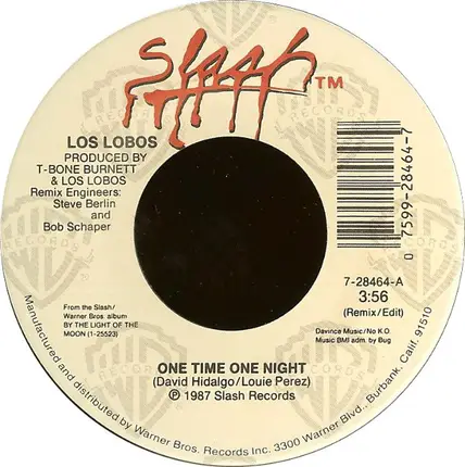 Los Lobos - One Time One Night