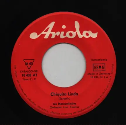 Los Maracalimbos - Chiquita Linda