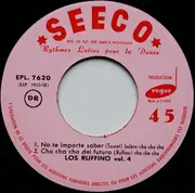 7inch Vinyl Single - Los Ruffino - Vol. 4 - Cha Cha Cha Pour Les Amoureux - EP