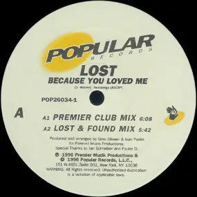 The Lost - Because You Loved Me
