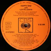 LP - Lotte Lenya , Kurt Weill , Bertolt Brecht - Happy End With Lotte Lenya