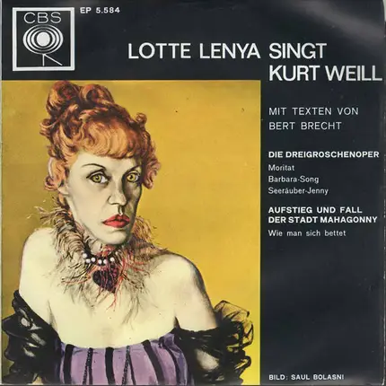 Lotte Lenya Singt Kurt Weill - Lotte Lenya Singt Kurt Weill