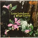 LP - Lotte Lehmann - Lotte Lehmann Sings Lieder, Vol. 1