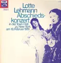 LP - Lotte Lehmann - Abschiedskonzert