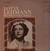 Lotte Lehmann - Brahms/ Wolf Songs
