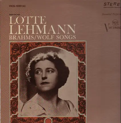 Lotte Lehmann - Brahms/ Wolf Songs
