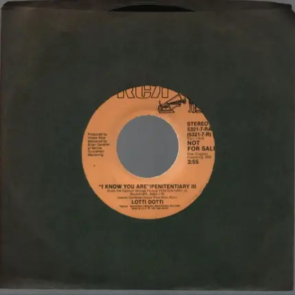 Lotti Dotti - I Know You Are / Penitentiary III