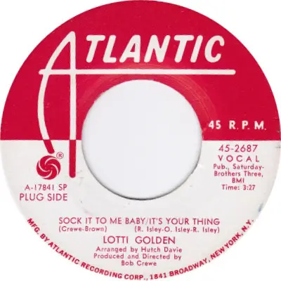 Lotti Golden - Sock It To Me Baby/It's Your Thing / Annabelle With Bells (Home Made Girl)
