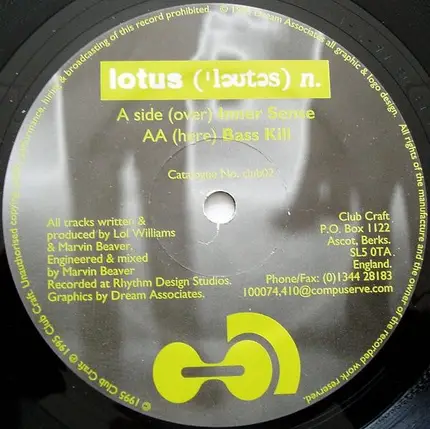 Lotus - Inner Sense / Bass Kill