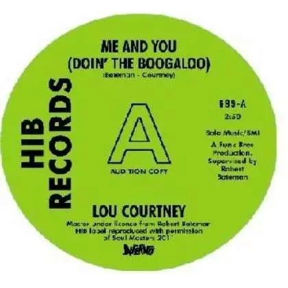 Lou Courtney/The Webs - Me And You (Doin' The Boogaloo)/Give In