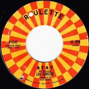 Lou Christie - Stay / There They Go