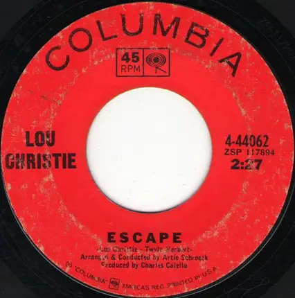 Lou Christie - Shake Hands And Walk Away Cryin'
