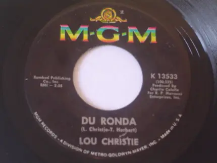 Lou Christie - Painter / Du Ronda