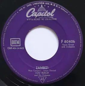 Lou Busch & His Orchestra - Zambezi / The Charming Mademoiselle From Paris, France