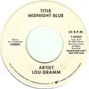 7inch Vinyl Single - Lou Gramm - Midnight Blue - SP