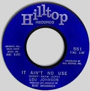 Lou Johnson - It Ain't No Use / This Night