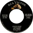 7inch Vinyl Single - Lou Monte - Angelique / Lazy Mary (Luna Mezzo Mare)