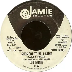 Lou Monte - She's Got To Be A Saint