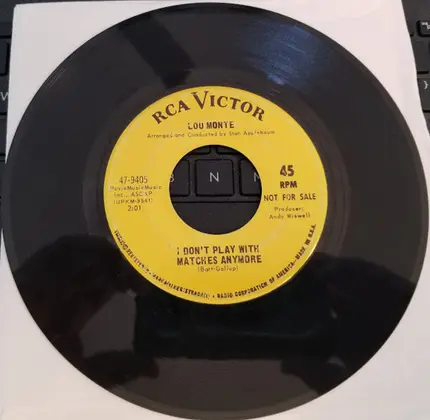 Lou Monte - All For The Kids / I Don't Play With Matches Anymore