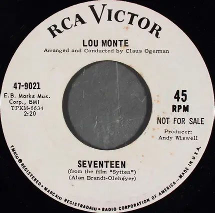 Lou Monte - Oh How I Miss You Tonight