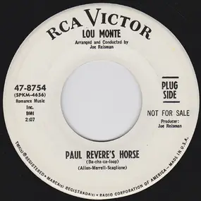 Lou Monte - Paul Revere's Horse (Ba-Cha-Ca-Loop)