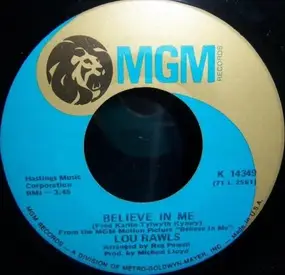 Lou Rawls - Believe In Me / His Song Shall Be Sung