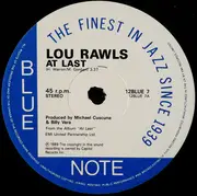 12inch Vinyl Single - Lou Rawls - At Last