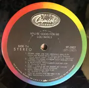 LP - Lou Rawls - You're Good For Me