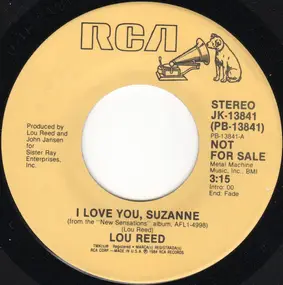 Lou Reed - I Love You, Suzanne