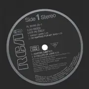 Double LP - Lou Reed - Live In Italy - gatefold