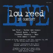 CD - Lou Reed - Live, In Concert
