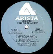 LP - Lou Reed - Rock And Roll Heart - PRC Richmond Pressing