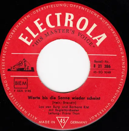 Lou Van Burg Und Barbara Kist - Ich Möchte Dich So Gern Verwöhnen