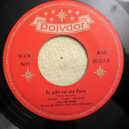 Lou Van Burg - Frou - Frou / Es Gibt Nur Ein Paris