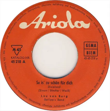 Lou Van Burg - Jetzt Weiß Ich, Wo Kalkutta Liegt