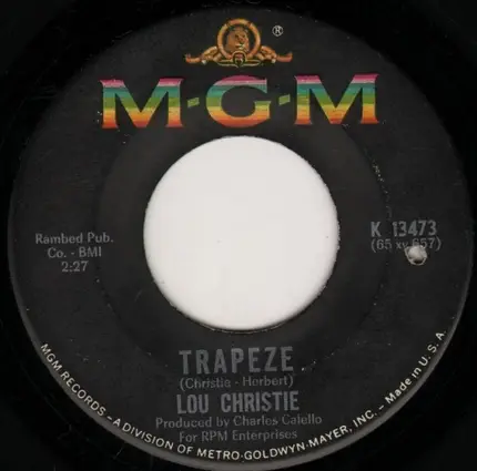 Lou Christie - Rhapsody in the Rain