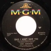 7'' - Lou Christie - Since I Don't Have You / Wild Life's In Season
