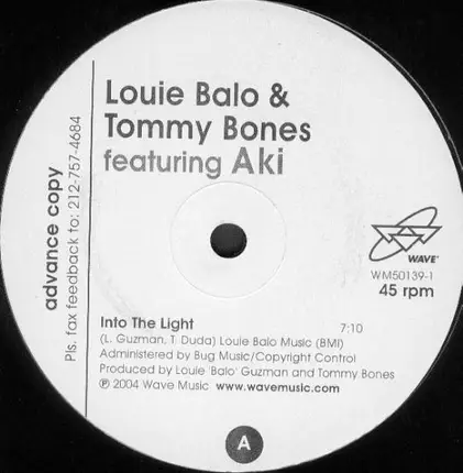 Louie Balo & Tommy Bones - Into The Light / You Are There