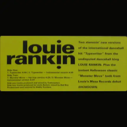 Louie Rankin - Typewriter
