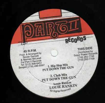 Louie Rankin - Put Down The Gun