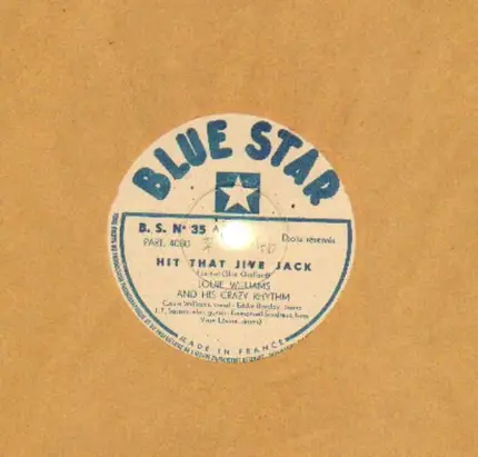Louie Williams/ Jerry Mengo - Hit That Jive Jack/ Where Or When