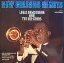 LP - Louis Armstrong And The All-Stars - New Orleans Nights